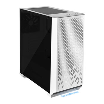 SilverStone PM02W-G Primera Midi Tower RGB ATX Gaming Case, Tempered Glass Window Silent WHITE : image 1