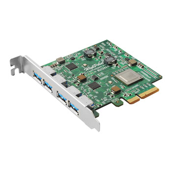 HighPoint RocketU 1344A 4-Port USB 3.1 PCIe 3.0 x4 HBA : image 1