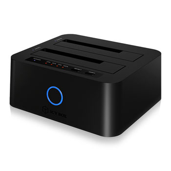 Icybox Standalone Hdd Clone Station For 2 5 3 5 Inch Sata Hdd Ssd Drives Ln Uk Ib 123cl U3 Scan Uk