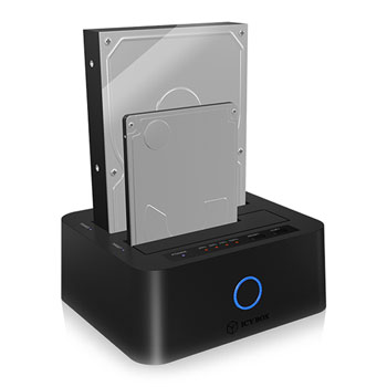 Icybox Standalone HDD Clone Station for 2.5/3.5 inch SATA HDD/SSD Drives : image 2