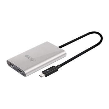 Club 3D Sensevision 4K Thunderbolt 3 to Dual HDMI 2.0 Adapter : image 1