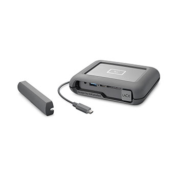 LaCie DJI Copilot BOSS 2TB External Portable Hard Drive/HDD - Grey