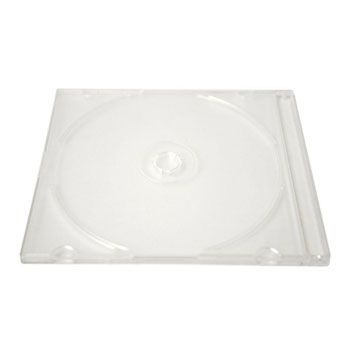 200Pcs CD Slimline Jewel Cases 5.2mm Crystal frost Tray 4 x 50 cello wrap : image 1