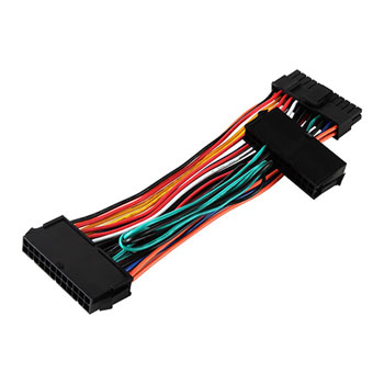 Silverstone PP10 Dual 24pin Adapter Cable for Dual PSU/Power Supplies Mining : image 1