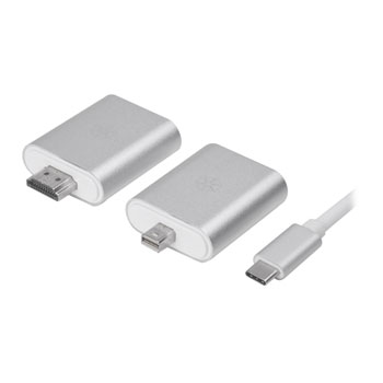 SilverStone EP11S Adapter kit supports Type-C to MiniDP, Type-C to HDMI, Type-C to VGA Thunderbolt3 : image 1