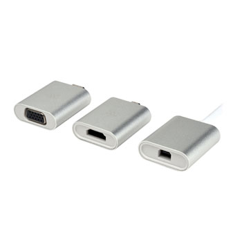 SilverStone EP11S Adapter kit supports Type-C to MiniDP, Type-C to HDMI, Type-C to VGA Thunderbolt3 : image 2