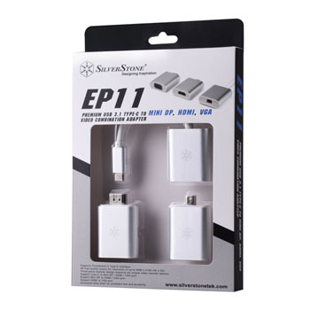 SilverStone EP11S Adapter kit supports Type-C to MiniDP, Type-C to HDMI, Type-C to VGA Thunderbolt3 : image 4