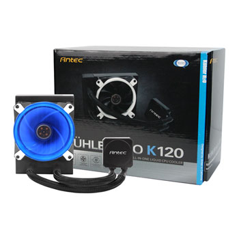 Antec H2O Kühler K120 AIO CPU Watercooler 120mm Single Fan : image 1