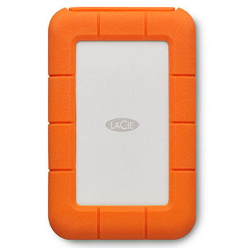 LaCie Rugged 4TB External Portable Hard Drive/HDD Rugged Orange/White : image 1