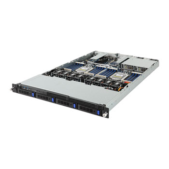 Gigabyte 1U Rackmount 4 Bay R181-Z90 Barebone Dual AMD Epyc Server