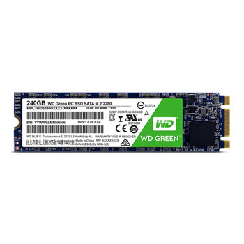 WD Green 240GB M.2 2280 SATA 3D NAND SSD/Solid State Drive