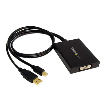 StarTech Mini DP to DVI Dual-Link Active Adapter USB Powered : image 1