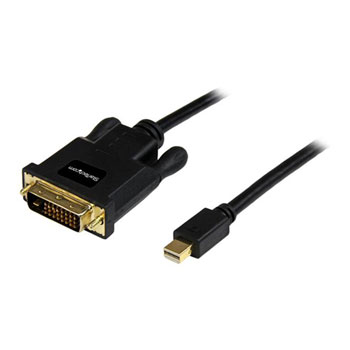 StarTech 3ft Mini DP to DVI Adapter Cable Mini DP to DVI Blk