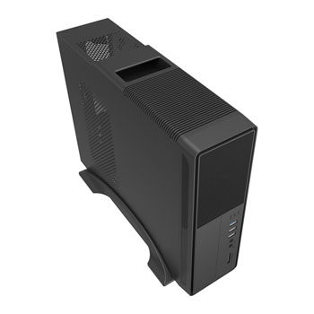 CiT Slim S014B Low Profile MicroATX PC Case with 300W PSU : image 2