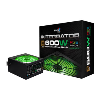 Aerocool Integrator 600W 80+ RGB PSU 12cm Fan : image 1