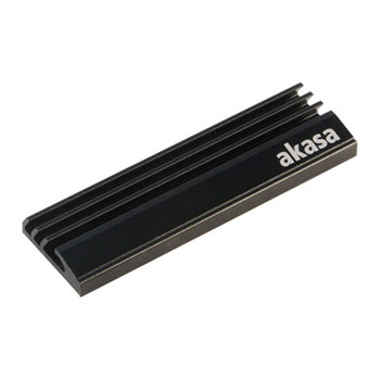 Akasa M.2 SSD Aluminium Heatsink Cooler for any 2280 SSD Black (2021 Update)