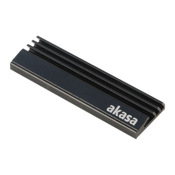 Akasa M.2 SSD Aluminium Heatsink Cooler for any 2280 SSD Black (2021 Update) : image 2
