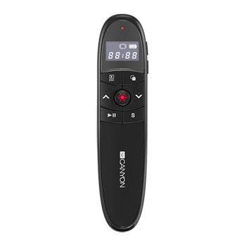 Canyon CNE-CP03 Presenter 2.4GHZ Red Laser LCD Black : image 1