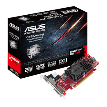 ASUS AMD Radeon R5 230 2GB DDR3 Low Profile Graphics Card : image 1