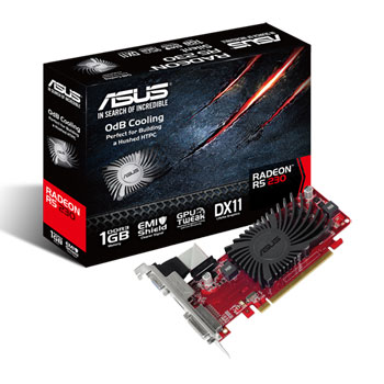 ASUS AMD Radeon R5 230 1GB DDR3 Low Profile Graphics Card : image 1