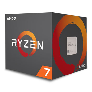 AMD Ryzen 7 2700 Gen2 8 Core AM4 CPU/Processor with LED Wraith Spire Cooler