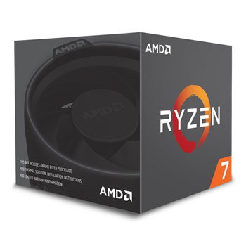 AMD Ryzen 7 2700 Gen2 8 Core AM4 CPU/Processor with LED Wraith Spire Cooler : image 2