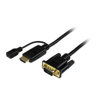 StarTech.com 10ft HDMI to VGA Active Adapter Converter Cable : image 1
