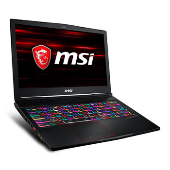 MSI GE63 Raider RGB 8RE 15" Full HD 6 Core i7 GTX 1060 Gaming Laptop