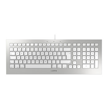 Cherry Strait 3.0 For Mac Corded Keyboard Silver/White : image 1