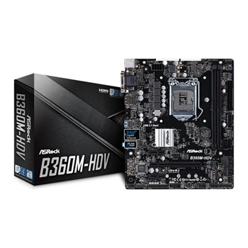 ASRock Intel B360M-HDV Coffee Lake Micro ATX Motherboard