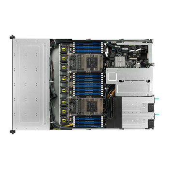 ASUS 1U Rackmount 12 Bay RS700-E9-RS12 Dual Xeon Scalable Barebone Cache Server : image 3