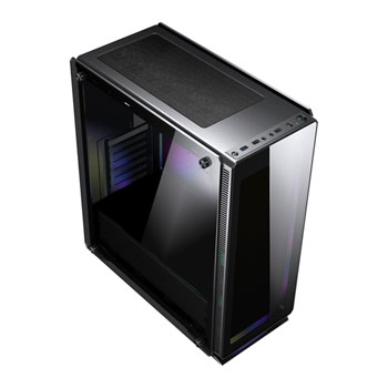 sahara p35 tempered glass mid tower pc gaming case ln89081 scan uk