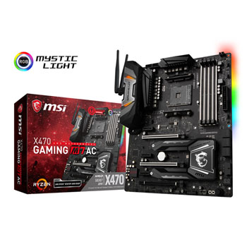 MSI AMD Ryzen X470 GAMING M7 AC WiFi AM4 ATX Motherboard