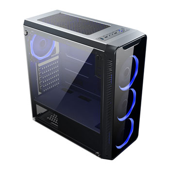CiT Blaze Tempered Glass Mid Tower PC Gaming Case : image 2