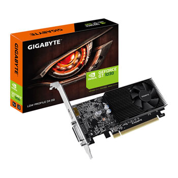 Gigabyte NVIDIA GeForce GT 1030 2GB DDR4 LP/Low Profile Graphics Card : image 1
