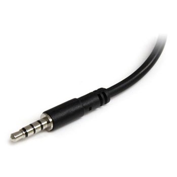 StarTech.com Headphone Splitter TTRS 3.5mm Hack Male to 2x 3.5mm Female Audio+Microphone : image 3