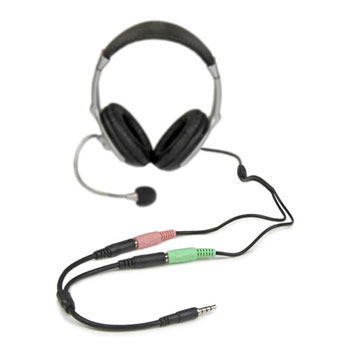 StarTech.com Headphone Splitter TTRS 3.5mm Hack Male to 2x 3.5mm Female Audio+Microphone : image 4