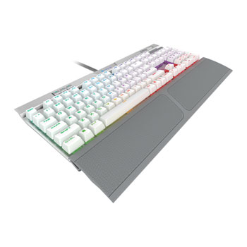 Corsair K70 MK2 SE RGB MX Speed White/Silver Mechanical Gaming Keyboard : image 1