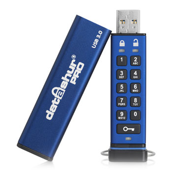 iStorage 4GB datAshur Pro 256bit Encypted USB Memory Stick IS-FL-DA3-256-4 : image 2