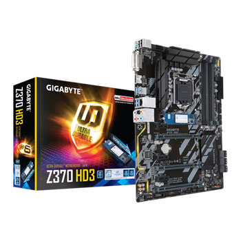 Gigabyte Z370 HD3 ATX Motherboard with 32GB Intel Optane Memory