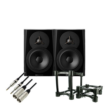 Dynaudio PRO LYD-5 Next Generation 5" Nearfield Studio Monitor + Iso Stands + Leads