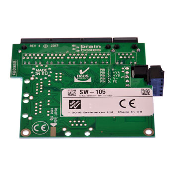 Brainboxes Industrial Embeddable Ethernet 5 Port Switch : image 3