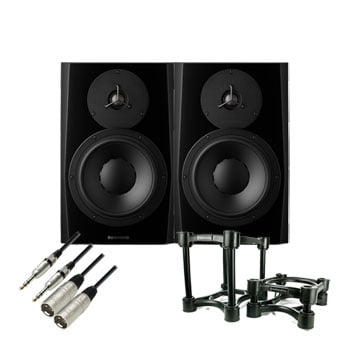 Dynaudio PRO LYD-8 Next Generation 8" Nearfield Studio Monitor + Iso Acoustic Stands + Leads : image 1