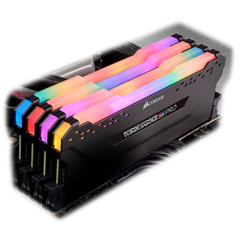 Corsair Vengeance RGB PRO Black 32GB 3200 MHz DDR4 Quad Channel Memory Kit : image 4