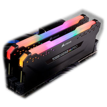 Corsair Vengeance RGB PRO Black 16GB 2666 MHz DDR4 Dual Channel Memory Kit : image 4