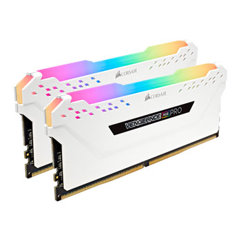 hav det sjovt Gooey serie Corsair Vengeance RGB PRO White 16GB 3200 MHz DDR4 Dual Channel Memory Kit  LN90369 - CMW16GX4M2C3200C16W | SCAN UK