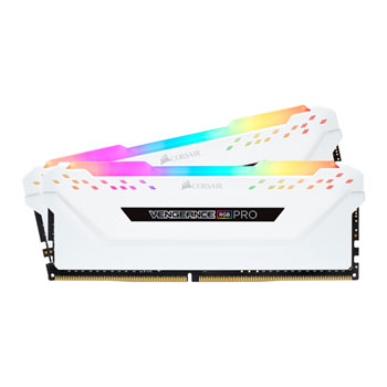 Corsair Vengeance RGB PRO White 16GB 3200 MHz DDR4 Dual Channel Memory Kit : image 2