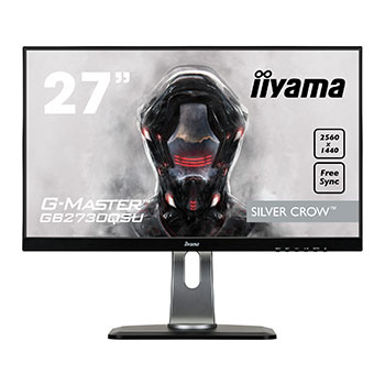 iiyama 27" G-Master Silver Crow FreeSync Gaming Monitor : image 1
