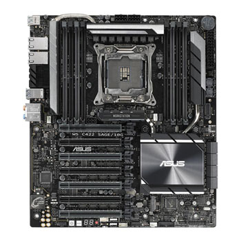 ASUS Intel Xeon W WS C422 SAGE/10G Quad GPU CEB Workstation Motherboard : image 3