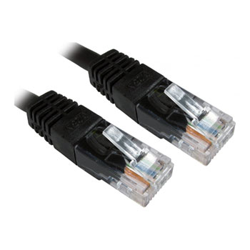 Xclio CAT6 20M Snagless Moulded Gigabit Ethernet Cable RJ45 Black